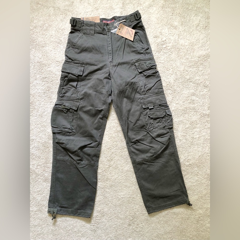 Jet Lag Men’s Cargo Pants - Olive Green M/32